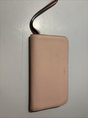 Aldo Blush Pink Wristlet Phone Case with Strap